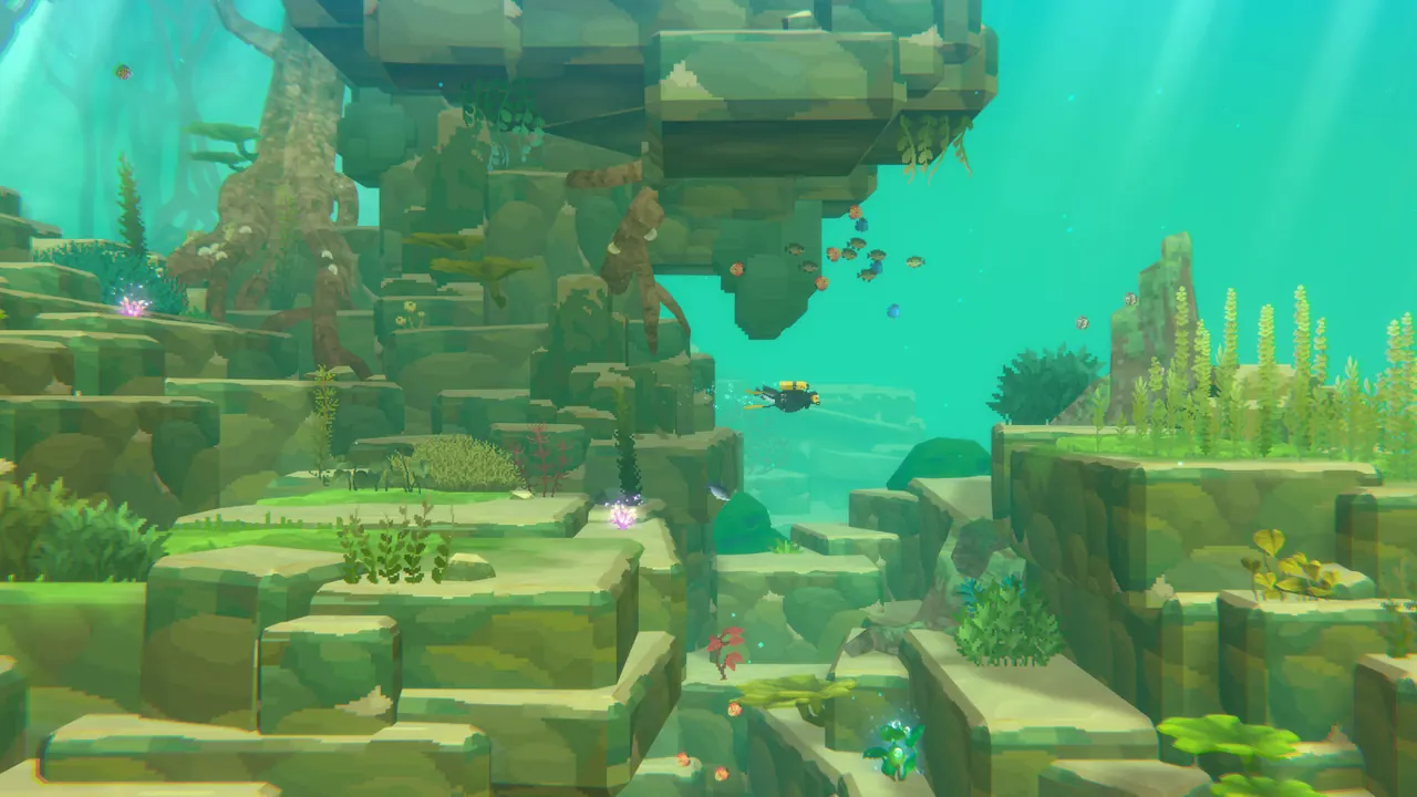 Offizieller Unterwasser-Screenshot aus Dave the Diver In the Jungle